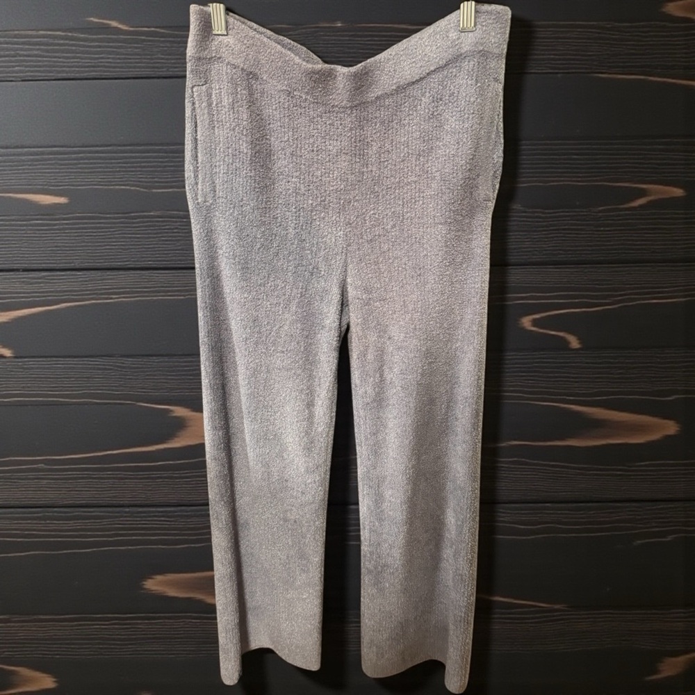 Barefoot Dreams Pet CozyChic Lite Welt Pocket Ribbed Pant Med Pet NWOT BluBell